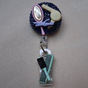 Hair Stylist Badge Reel